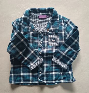 Chemise à carreaux sergent major 18 mois garçon