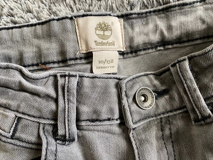 Jeans gris clair skinny fit Timberland - 10 ans - photo numéro 3