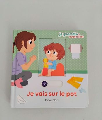 Je vais sur le Pot Livre Bébé Apprentissage Propreté MILAN 👶