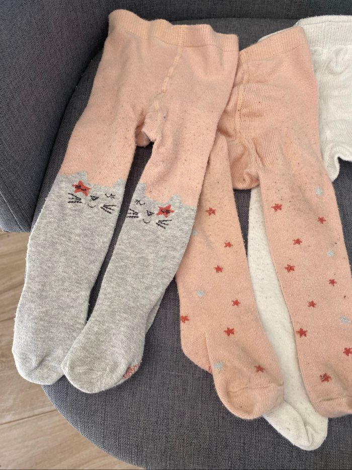 Lot de 4 paires de collants taille 17/18 - photo numéro 2