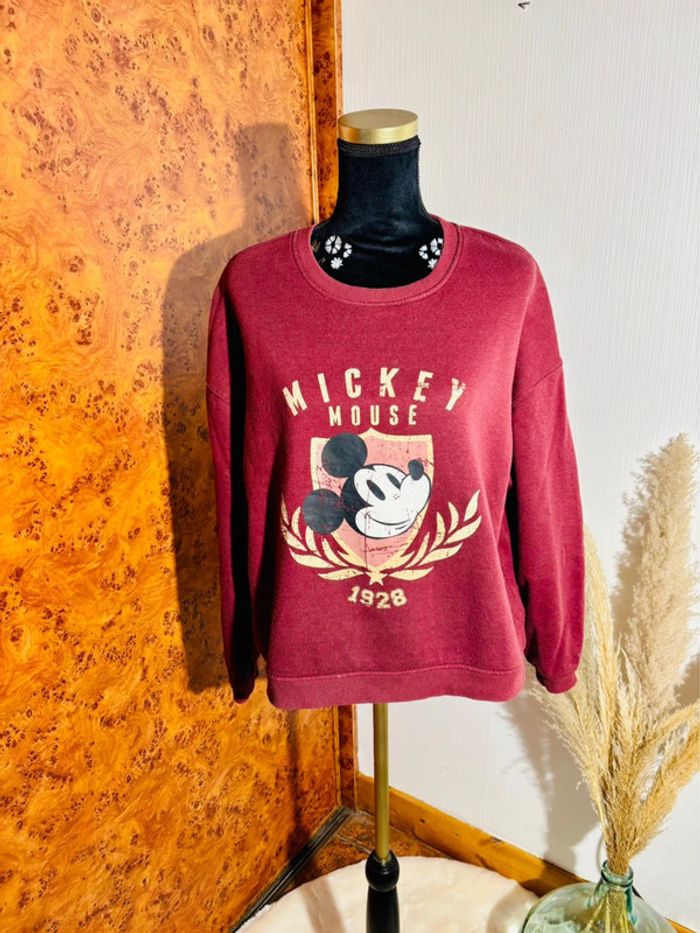🍷 Sweat Mickey Mouse Disney – Taille L #HiverDécontracté #pulldisney