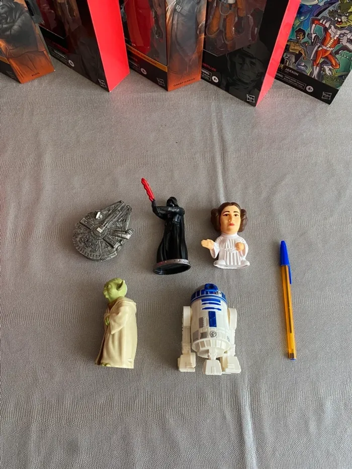 Lot 5 Burger King McDonalds toys Star Wars 2005 2009