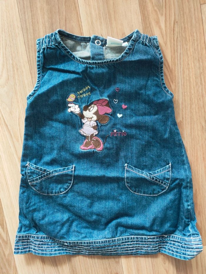 Robe jean Disney 12 mois excellent état