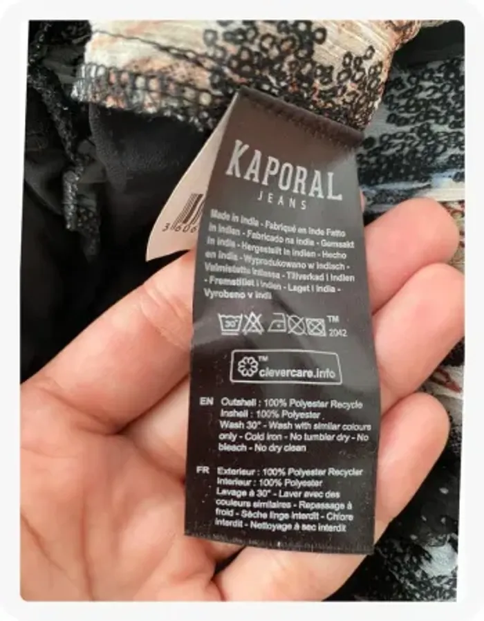 Combishort imprimée noir Kaporal - photo numéro 10