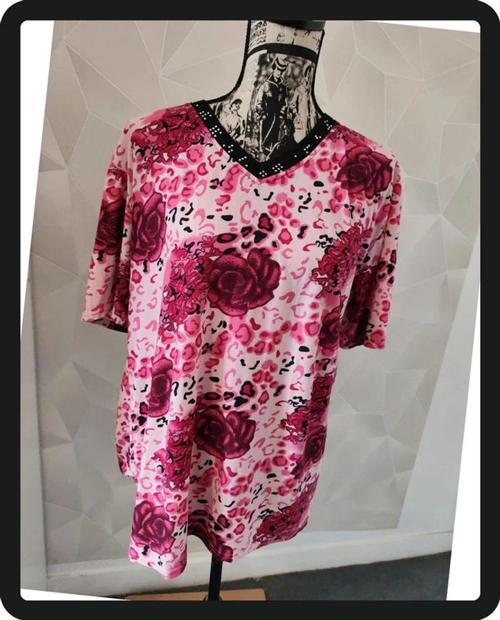 T shirt  a fleurs