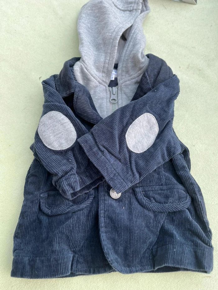 Manteau velour kitchoun taille 3 ans