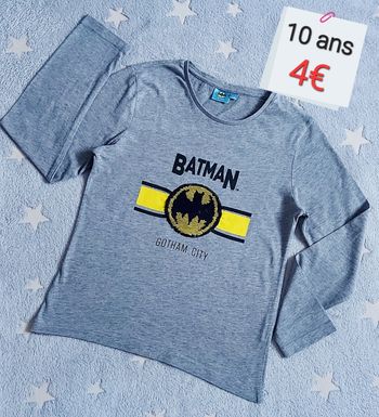 Tee-shirt manches longues Batman