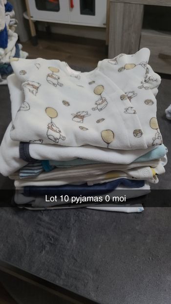 Lot pyjamas 0 mois