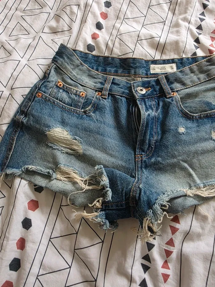 Minishort en jean - photo numéro 3