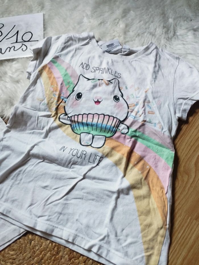 Lot t-shirts 8/10ans Aristochats Gabby et la maison magique - photo numéro 6