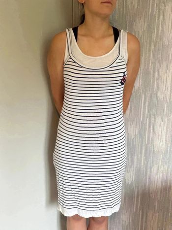Robe marinière avec brassière taille 38 marque camaïeu•