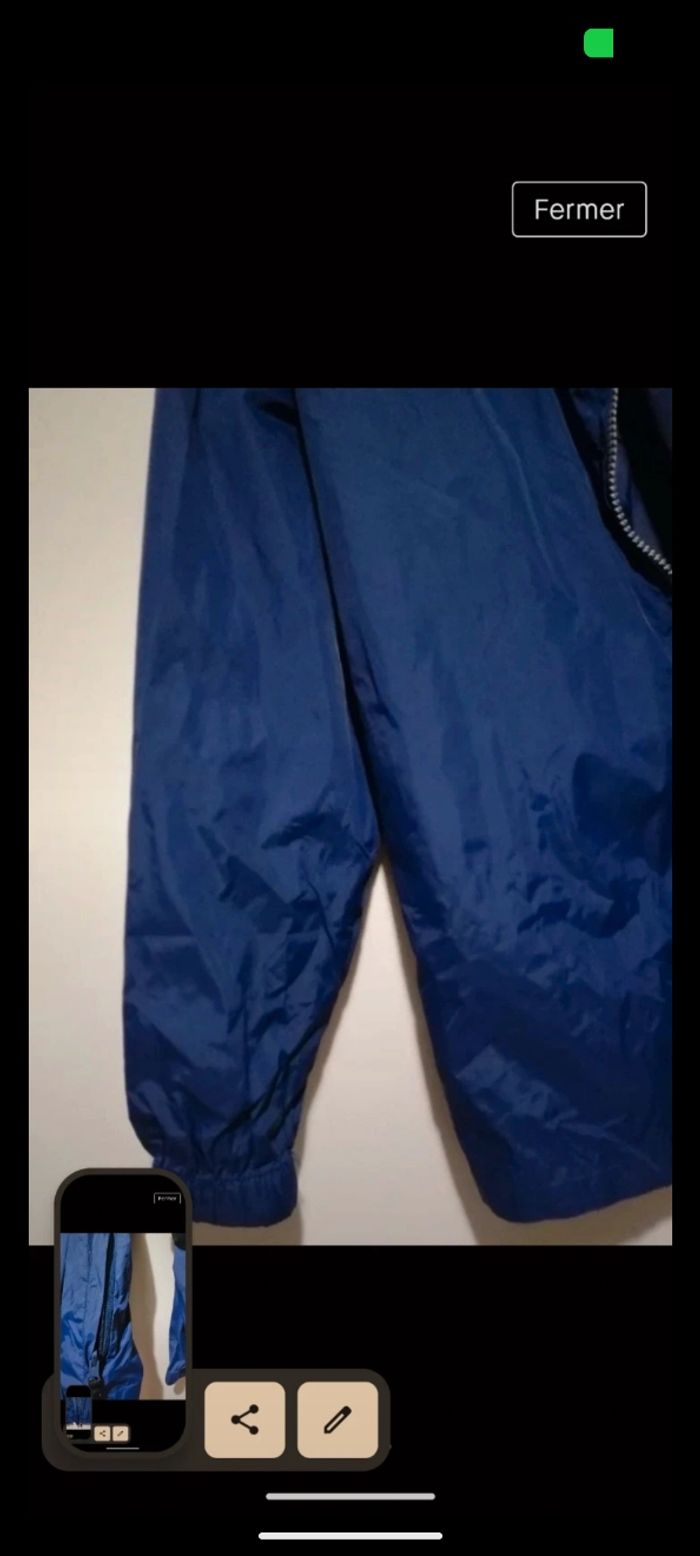 Beau coupe vent CFK bleu. Taille 14 ans. - photo numéro 6