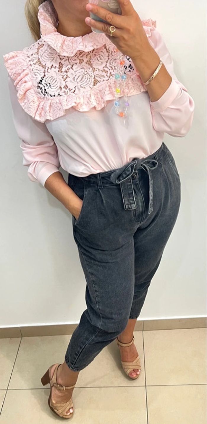 Blouse Claudie Pierlot Modèle Bégonia Taille 38 - photo numéro 4