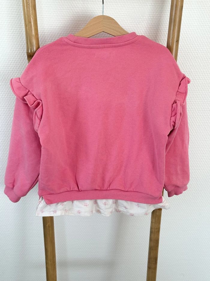 Sweat-shirt, pull rose Vertbaudet Taille 6 ans - photo numéro 3