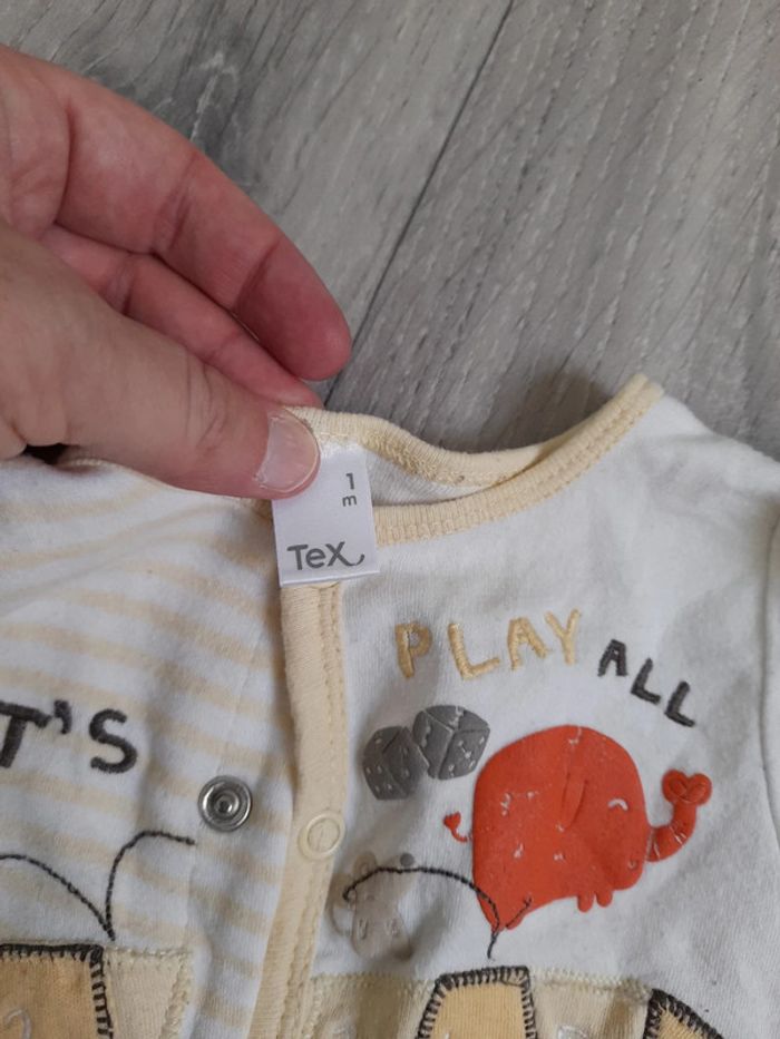 Pyjama coton 1 mois - photo numéro 3