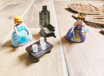 👑Playmobil lot figurines/personnages Reine et Princesse l'heure du thé