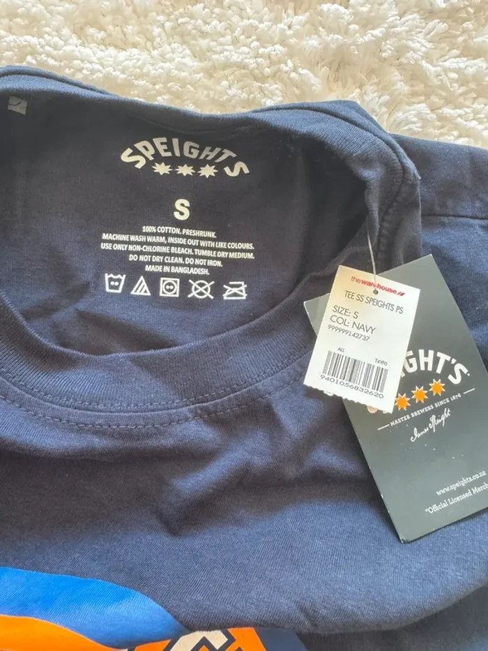 T-shirt Speight’s Gold Medal Ale – Bleu marine – Taille S – Neuf étiquette - photo numéro 5
