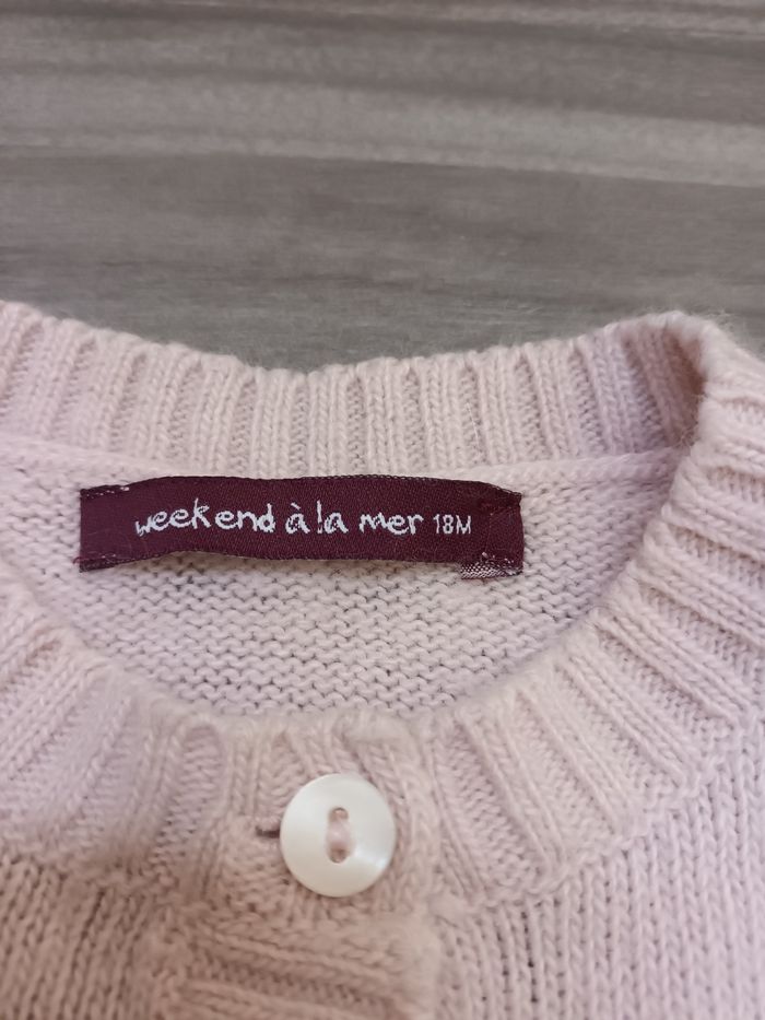 Gilet Weekend à la mer T18mois - photo numéro 4