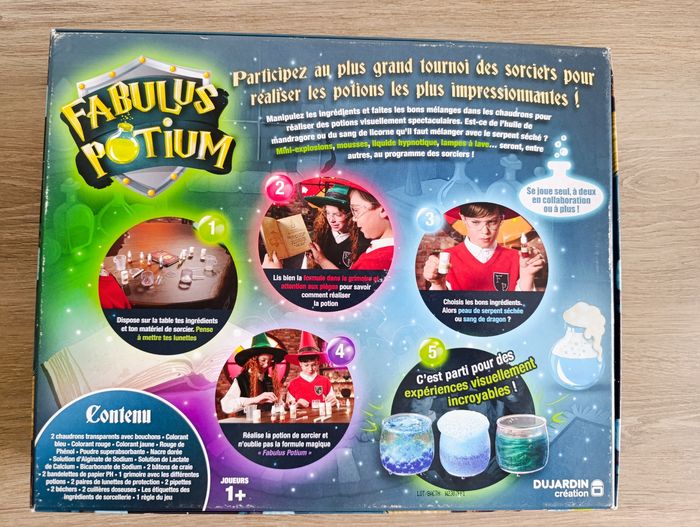 Jeu de société Fabulus Potion - Dujardin Création - photo numéro 2