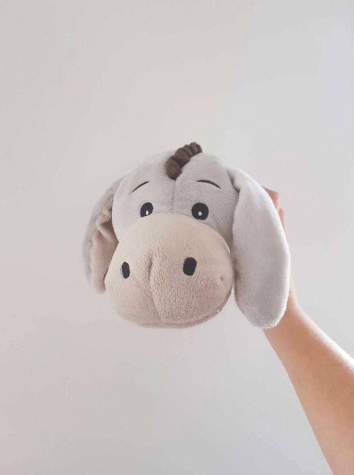 Coussin peluche âne style Bourriquet