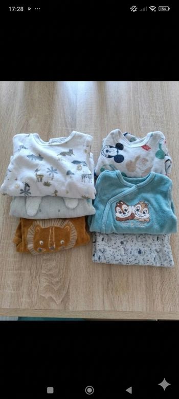 Lot pyjama velour