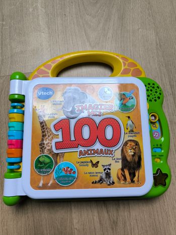 Livre électronique imagier des 100animaux vtech