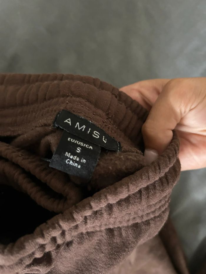 Ensemble de jogging survêtement marron new yorker S 36 - photo numéro 6