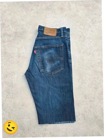 Short Levi's 512 W30 FR40 Bleu Femme Women #SHO14b