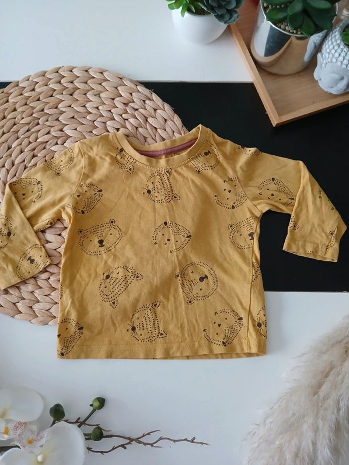 Haut à motifs garçon Taille 12 mois🌿🦁 - photo numéro 4