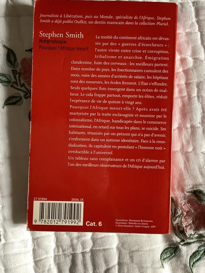 Négrologie, pourquoi l’Afrique meurt, par Stephen Smith - photo numéro 2