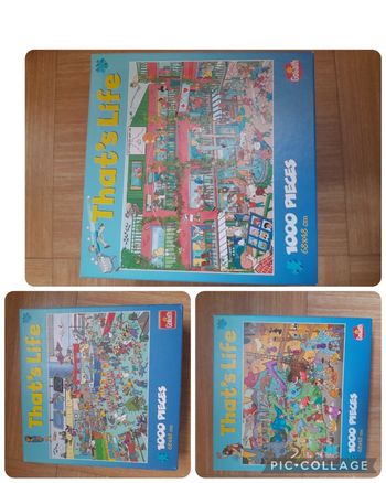 Lot de 3 Puzzles  1000 pieces