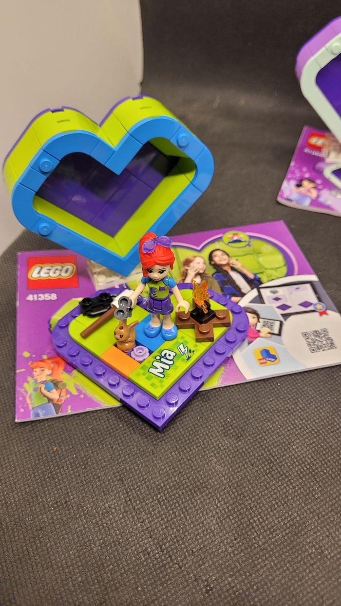 Lot de 3 cœurs Lego Friends 41354/41355/41358 - photo numéro 2