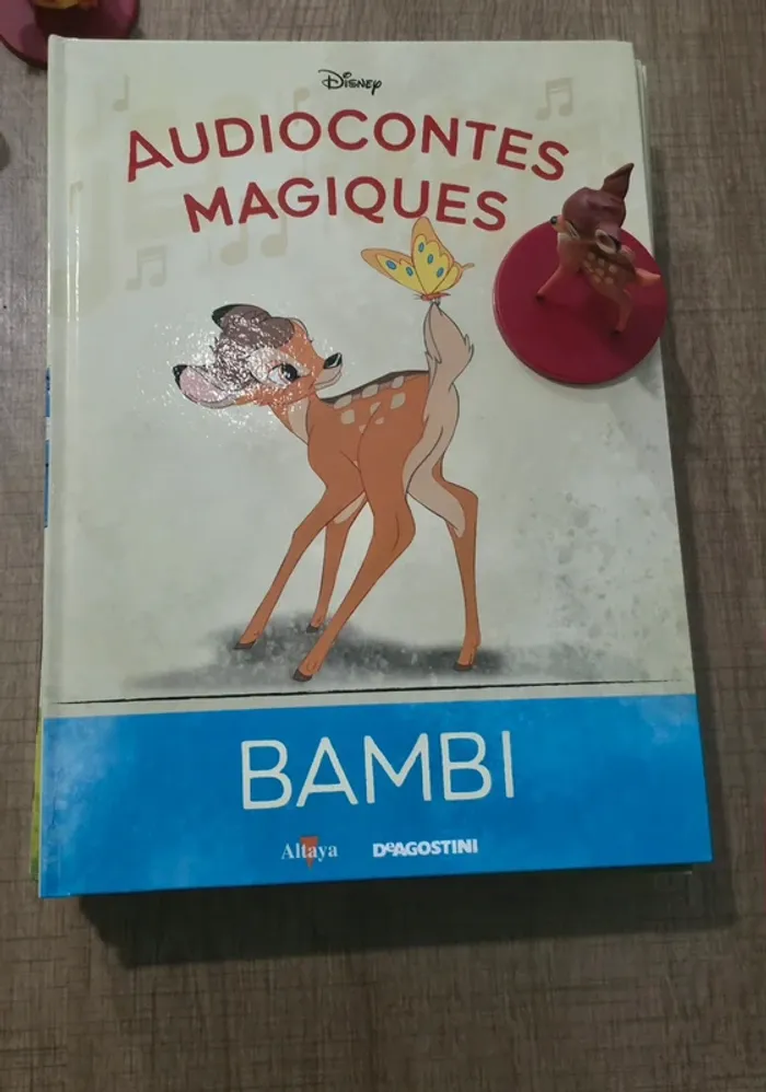 N¤21 audioconte Magique Altaya disney deagostini livre+figurine audio conte compte