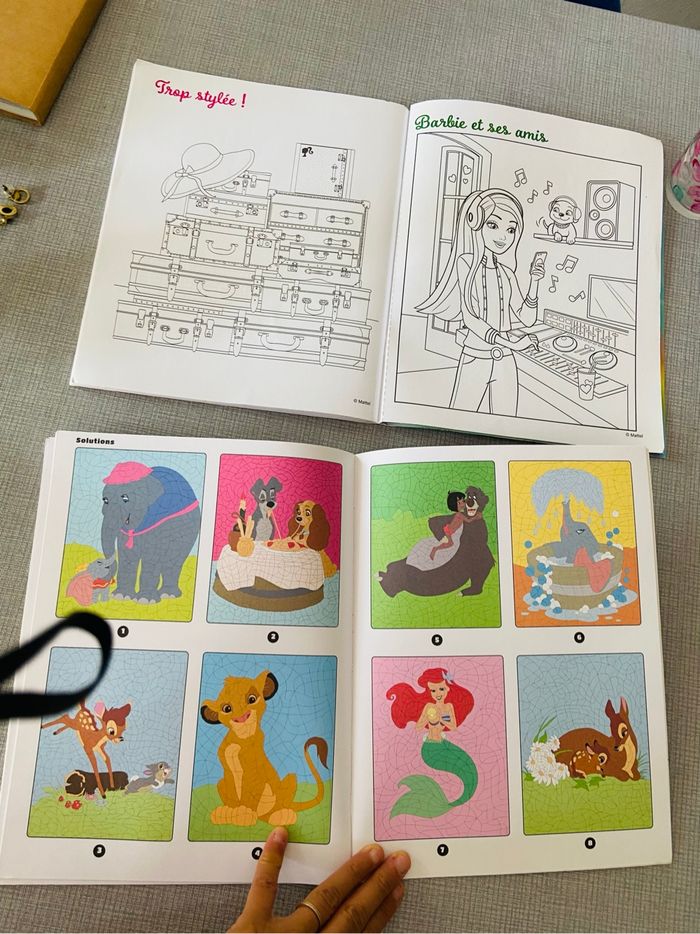 Lot livres coloriages - photo numéro 3