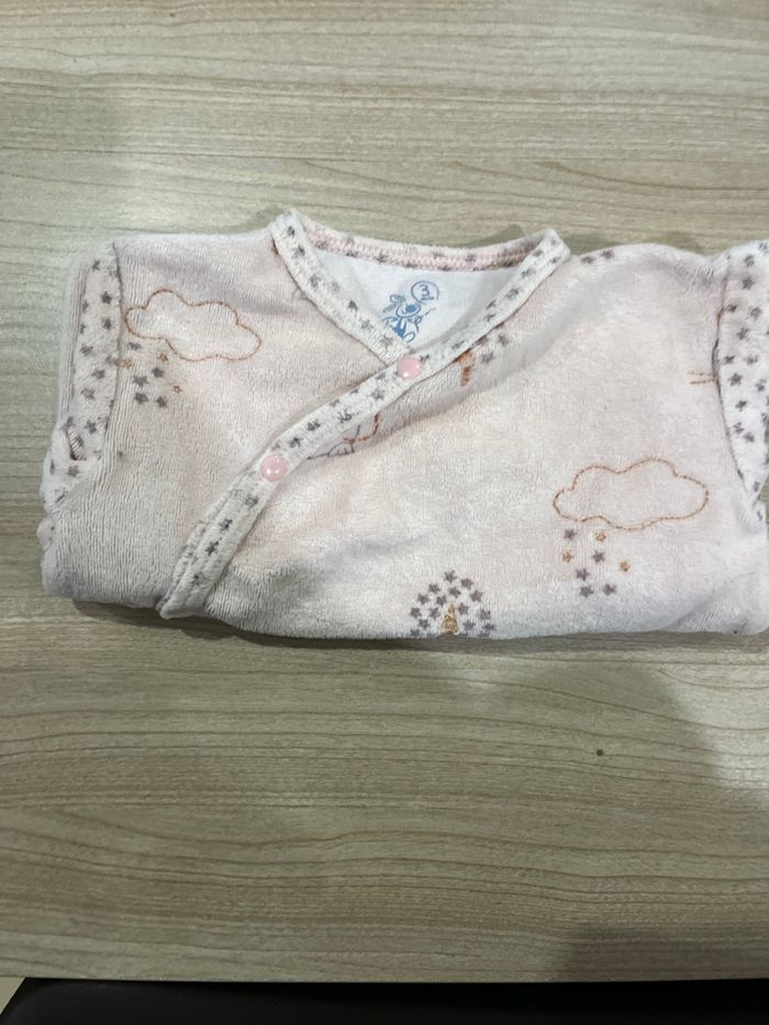 Pyjama à pression rose pale - photo numéro 3