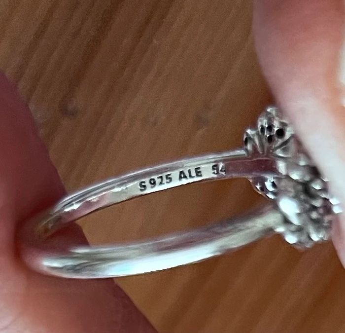 Bague argent triple pensée Pandora - photo numéro 8