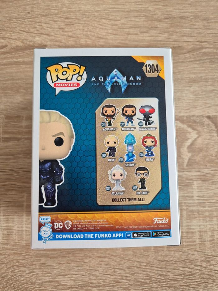 Figurine Funko Pop Movies Aquaman 1304 ORM - photo numéro 2