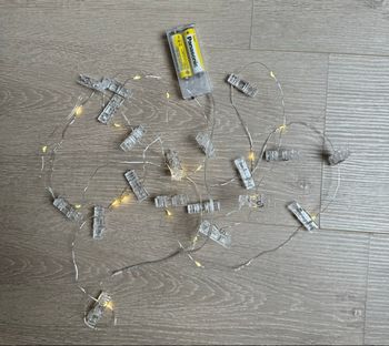 Guirlande lumière pour mettre des photos 