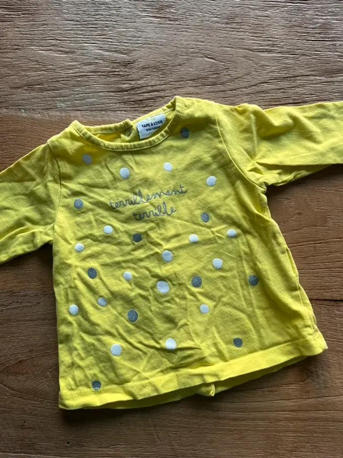 Tee shirt manche longue 6 mois