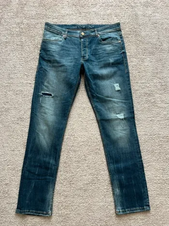 jeans pour homme bleu foncé C&A