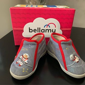 Pantoufles 22 Tebo Stronaute Gris rouge