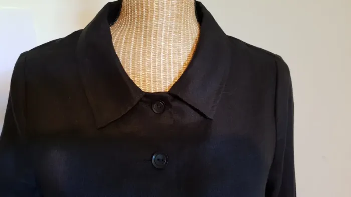 veste en Lin noire New Man 40 - photo numéro 3