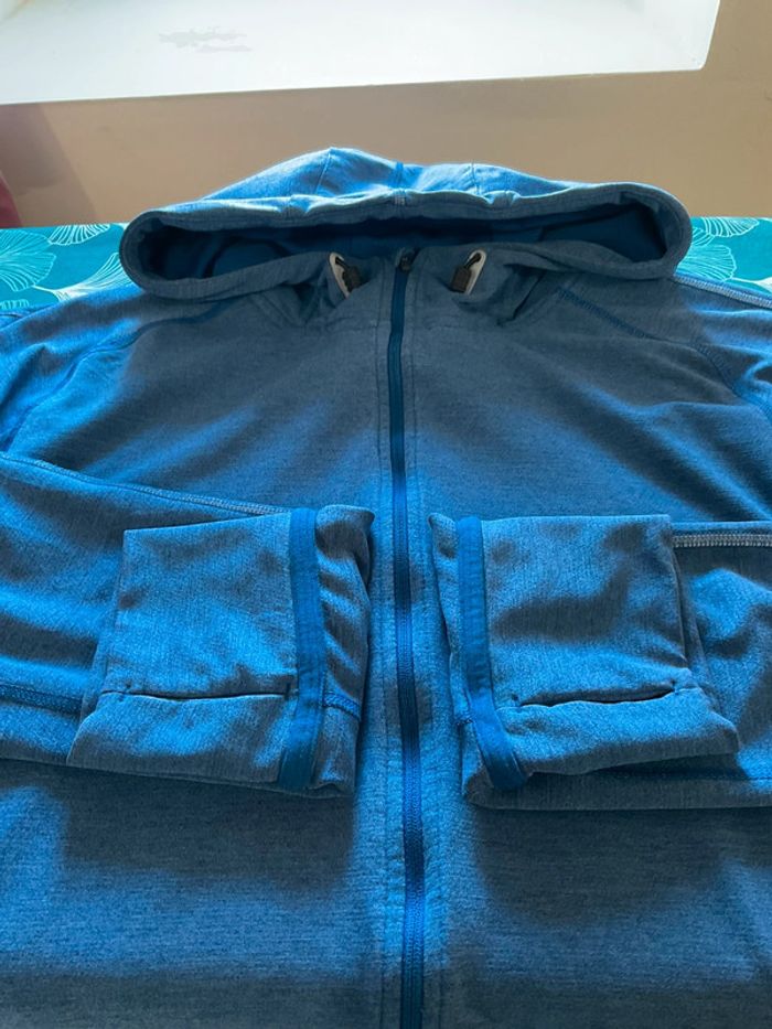 Veste zippée à capuche pour homme Nike Running bleue taille XL 148 - photo numéro 7