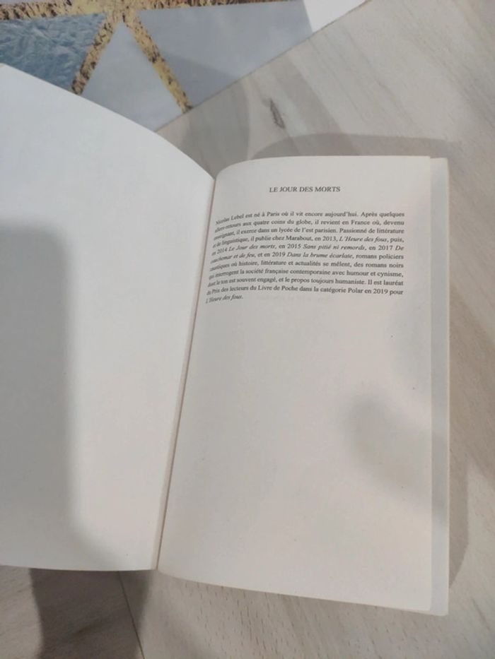 Livre poche policier le jour des morts Lebel - photo numéro 7