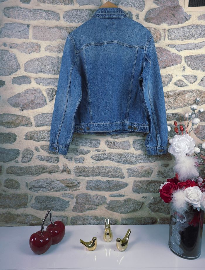 Veste en jeans bleu denim Homme/ Ado taille M marque River Island 🎸 - photo numéro 7