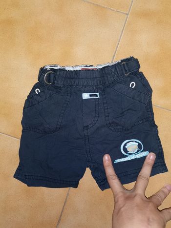 Short marine dessin 6mois