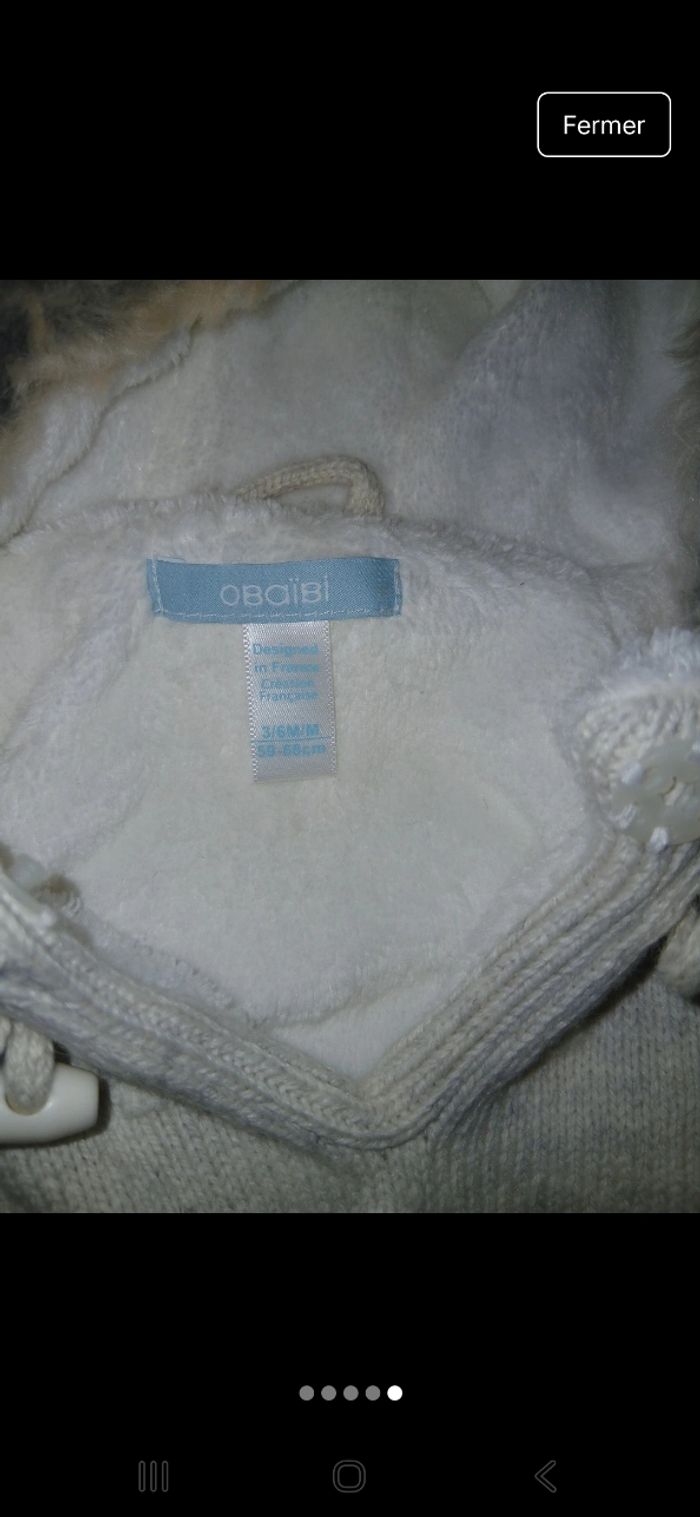 Manteau/pontcho fille - photo numéro 5