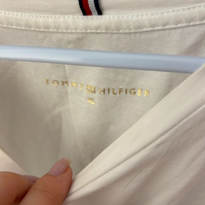 T-shirt tommy hilfiger blanc - photo numéro 2
