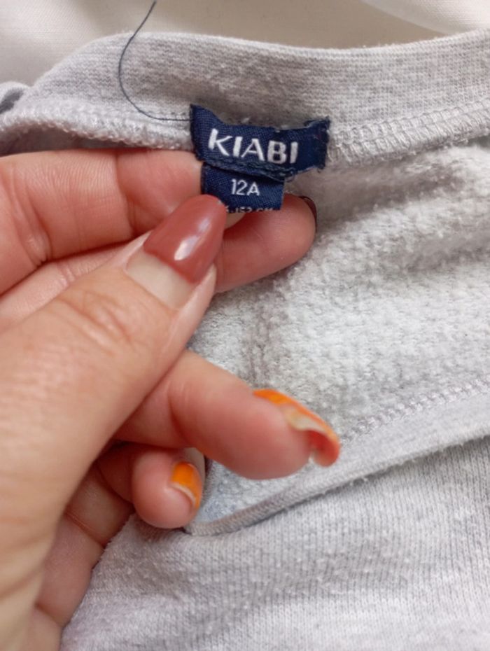 Robe grise manches longues épaisse Kiabi 12 ans 3€5 - photo numéro 2