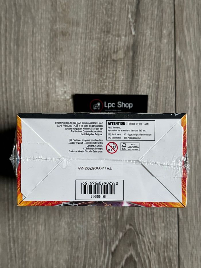 POKÉMON DISPLAY- ETINCELLES DEFERLANTES EV 8 - FR - LÉGÉ DÉFAUT SCELLAGE - photo numéro 5